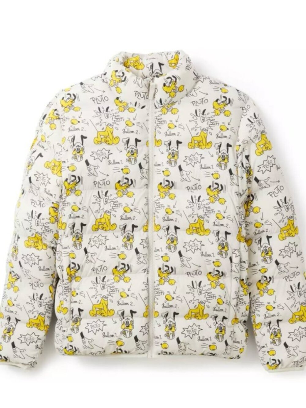 Disney Store Men's Pluto Puffer Jacket Winter Jacket